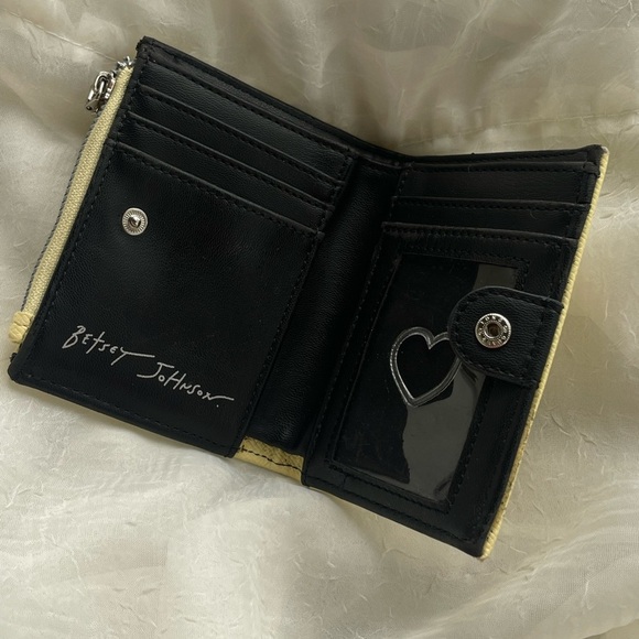 Yellow Betsy Johnson Leather Wallet - Picture 3 of 5